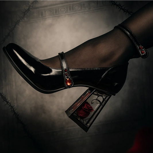 Glass Rose Heels